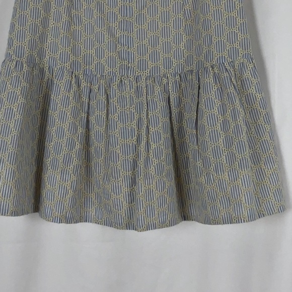 J.Crew striped eyelet lace yolked miniskirt NWT 2 - Picture 2 of 14